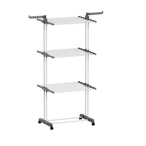 4 Tiers Clothes Airer Drying Rack Coat Garment Stand Hanger Laundry Foldable - Image 5