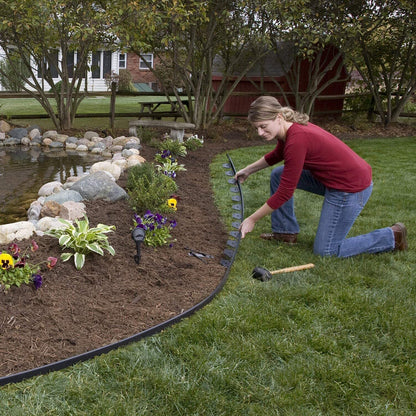 10M Fence Landscape Garden Lawn Edging Border Flexible Plant Grass Barrier - Image 3