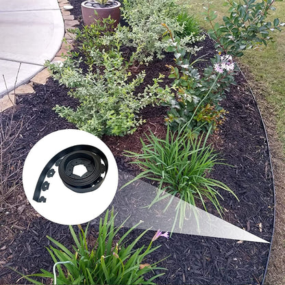 10M Fence Landscape Garden Lawn Edging Border Flexible Plant Grass Barrier - Image 4