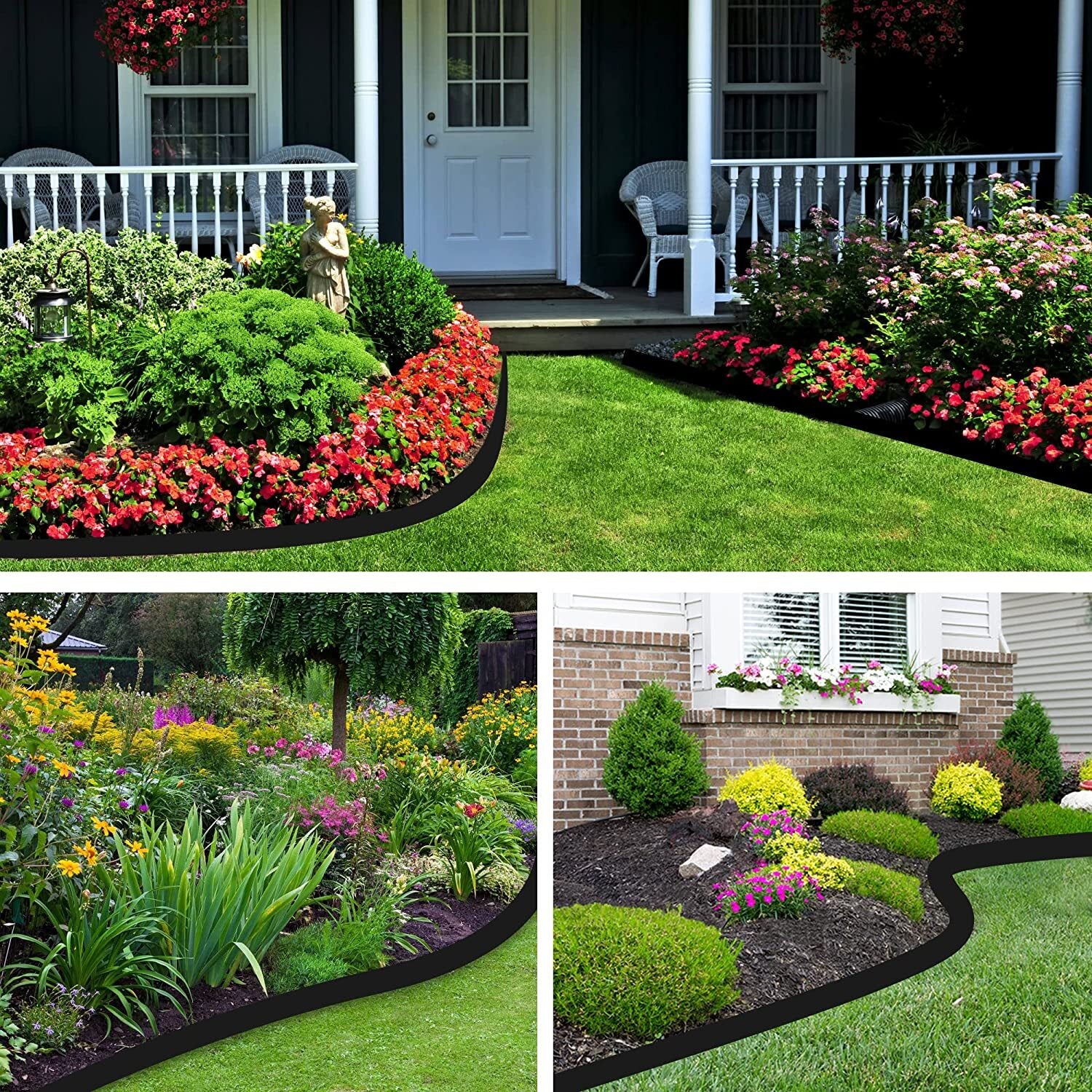 10M Fence Landscape Garden Lawn Edging Border Flexible Plant Grass Barrier - Image 7