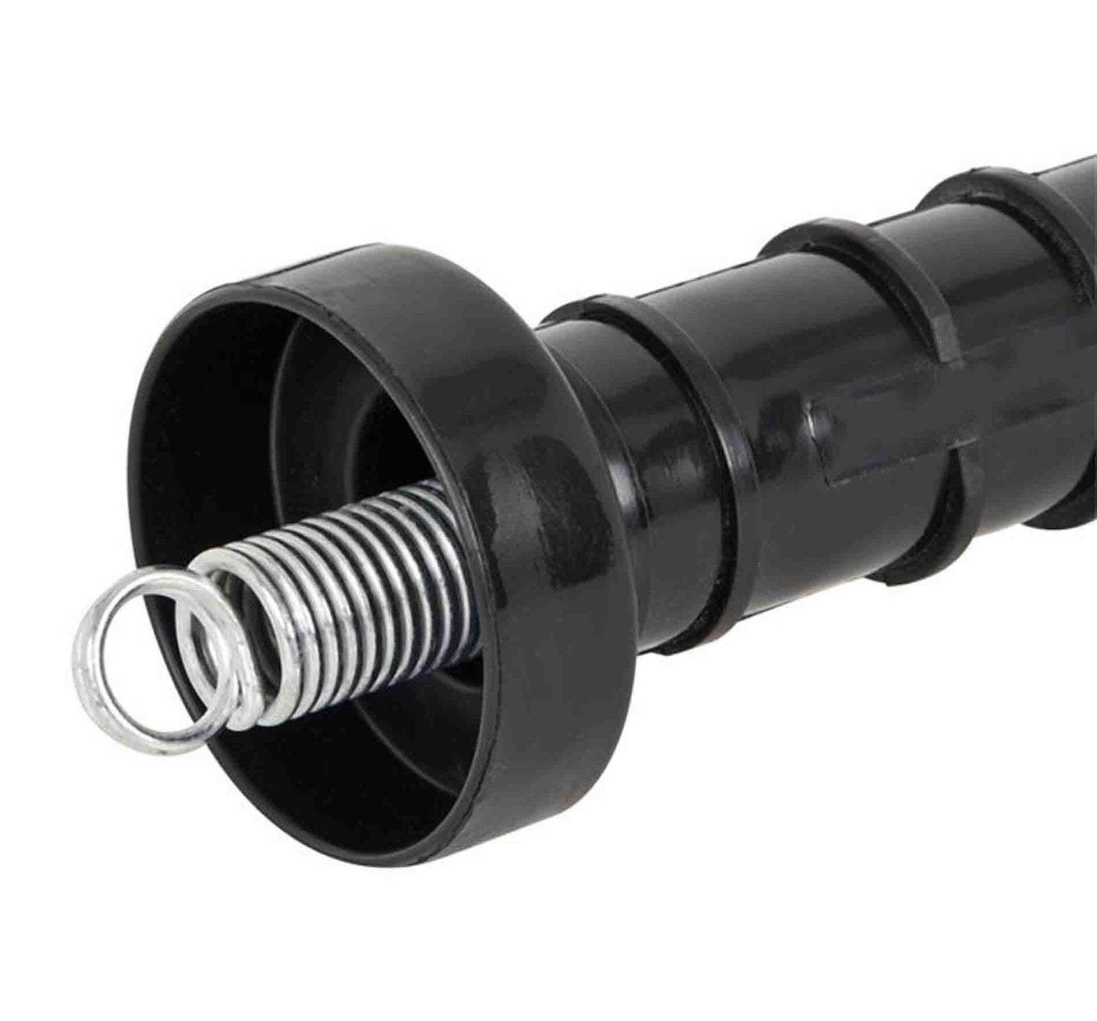 10x Electric Fence Gate Handle Compact Insulated Spring Handles with Hook Black - Image 5