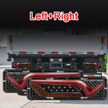 2X Sequential Indicator LED Tail Lights Trailer Ute Caravan Truck Stop Lamp 12V - Image 6