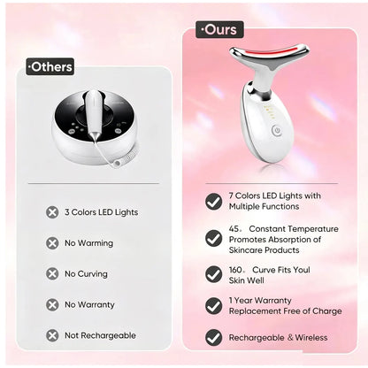 Rejuvenation Massager Neck Anti Wrinkle Face Beauty Device Skin Lifting Tighten White - Image 7