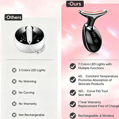 Rejuvenation Massager Neck Anti Wrinkle Face Beauty Device Skin Lifting Tighten Black - Image 9