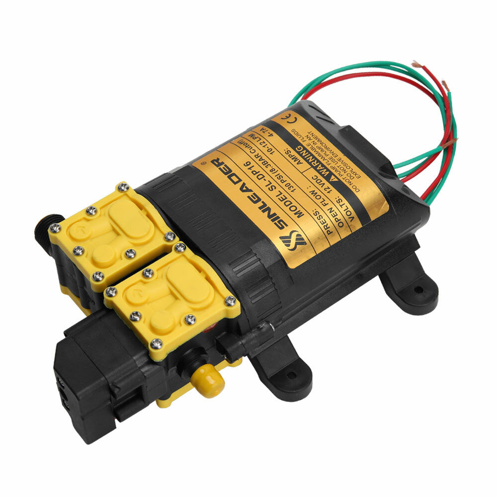 12LPM Caravan 12V Water Pump 130PSI High Pressure Self-Priming Camping Boat Farm - Image 9