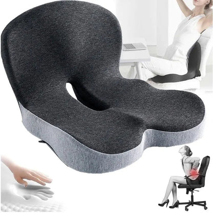 Memory Foam Seat Cushion Lumbar Support Ergonomic Back Support Office Car AAAAA - Image 9