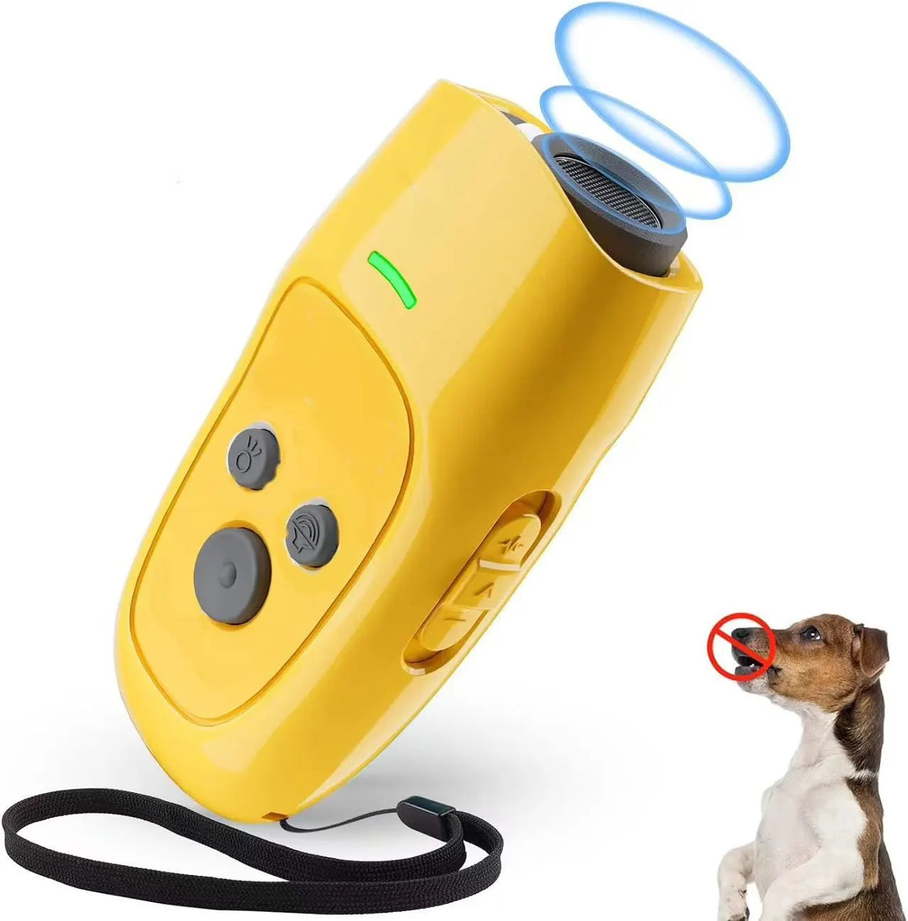 Ultrasonic 3 in 1 Dog Barking Deterrent Devices, 3 Frequency Dog Training Yellow - Image 4