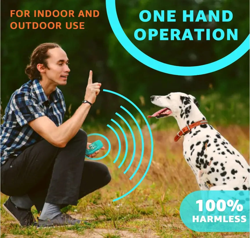 Ultrasonic 3 in 1 Dog Barking Deterrent Devices, 3 Frequency Dog Training Blue - Image 6