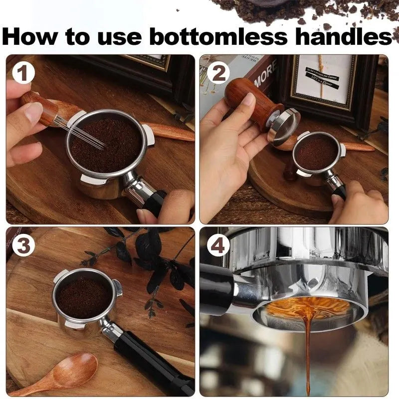54mm Bottomless Portafilter For Breville Espresso Coffee Machine - Image 5