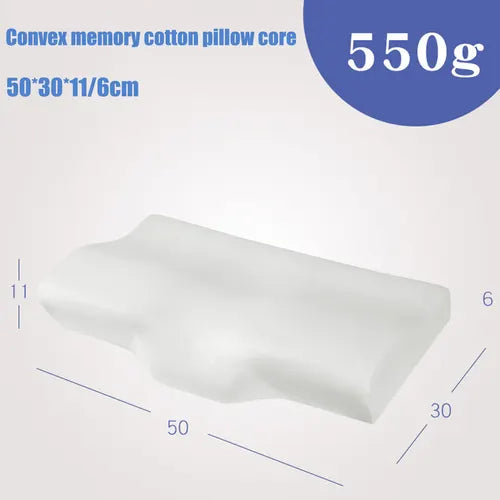 Memory Foam Contour Pillow Cervical Groove Ergonomic Neck Comfort  AU - Image 2