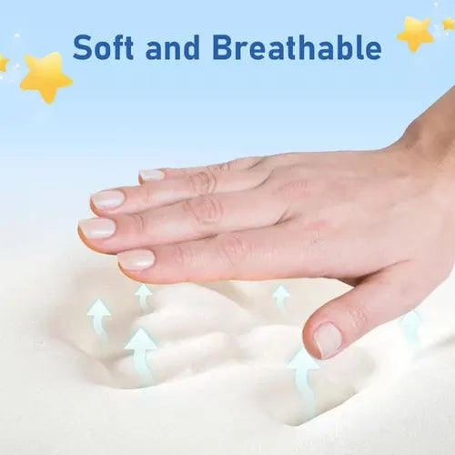 Memory Foam Contour Pillow Cervical Groove Ergonomic Neck Comfort  AU - Image 4