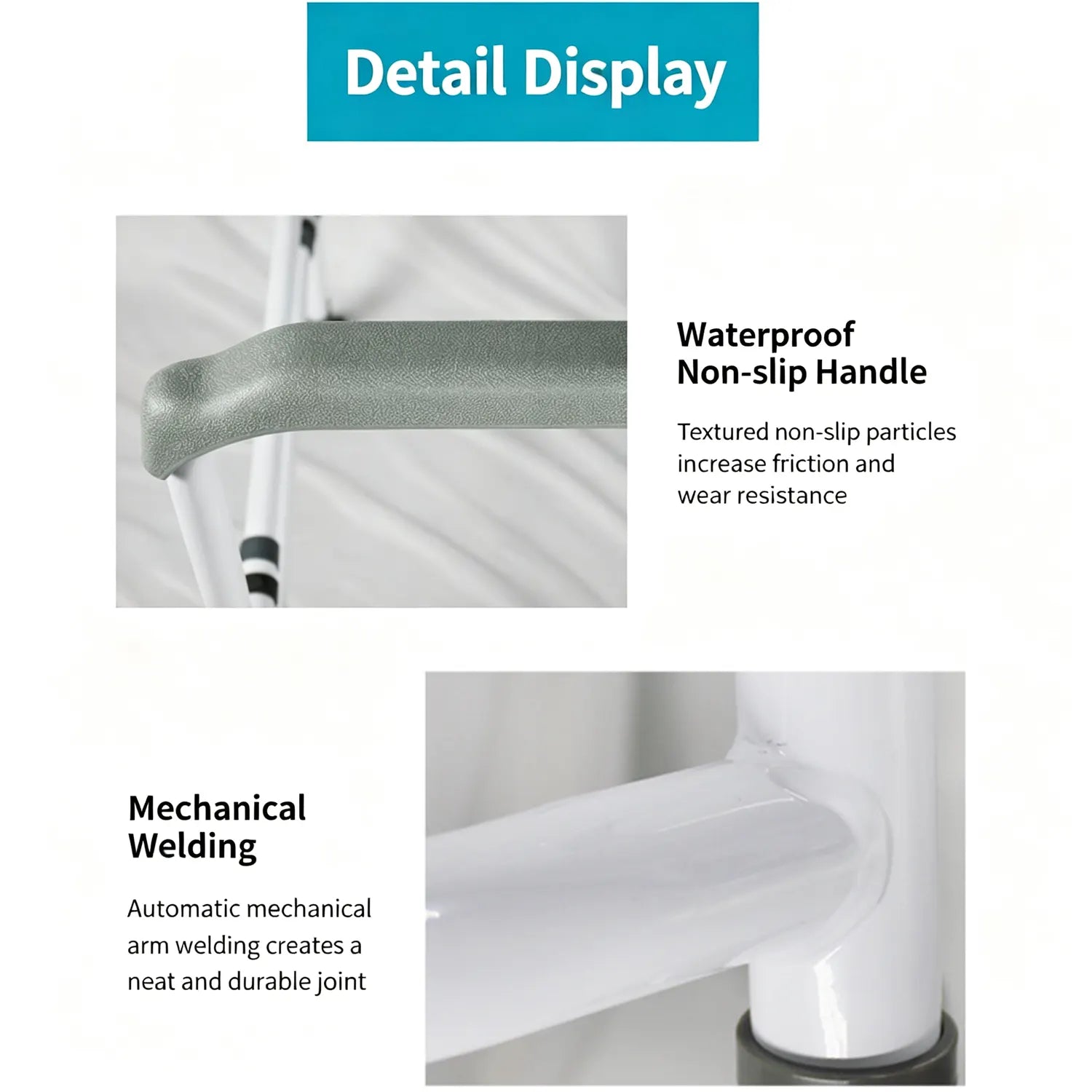 E-HOME Over Toilet Support Frame Safety Grab Aid Rail for Elderly Disabled AU - Image 2