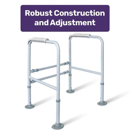 E-HOME Over Toilet Support Frame Safety Grab Aid Rail for Elderly Disabled AU - Image 9