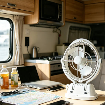 White Caframo FOR Sirocco 11 12v 24VOLT 360 Fan Caravan BOAT ACCESSORIE - Image 7