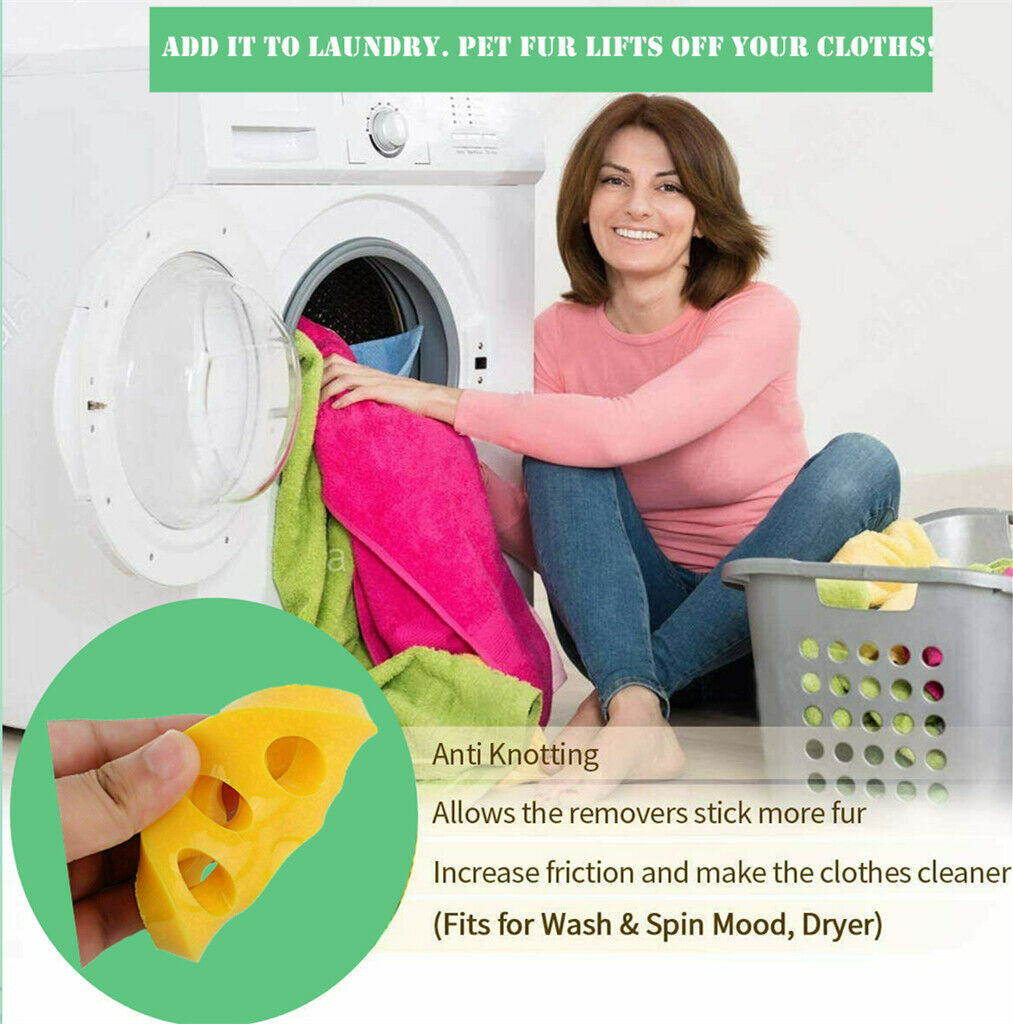 2 Pcs Pet Hair Remover Floating Fur Catcher Laundry Lint Dog CAT Washing Machine - Image 3