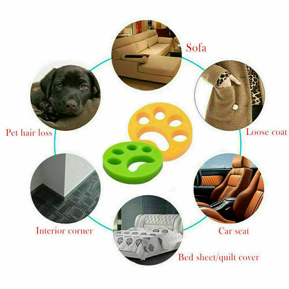 2 Pcs Pet Hair Remover Floating Fur Catcher Laundry Lint Dog CAT Washing Machine - Image 9