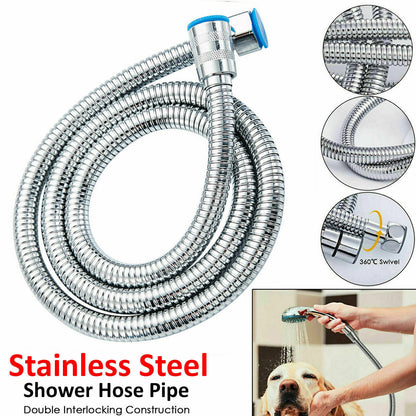 3m Shower Head Hose Stainless Steel Bathroom Flexible Tube Replacement Pipe AU - Image 3