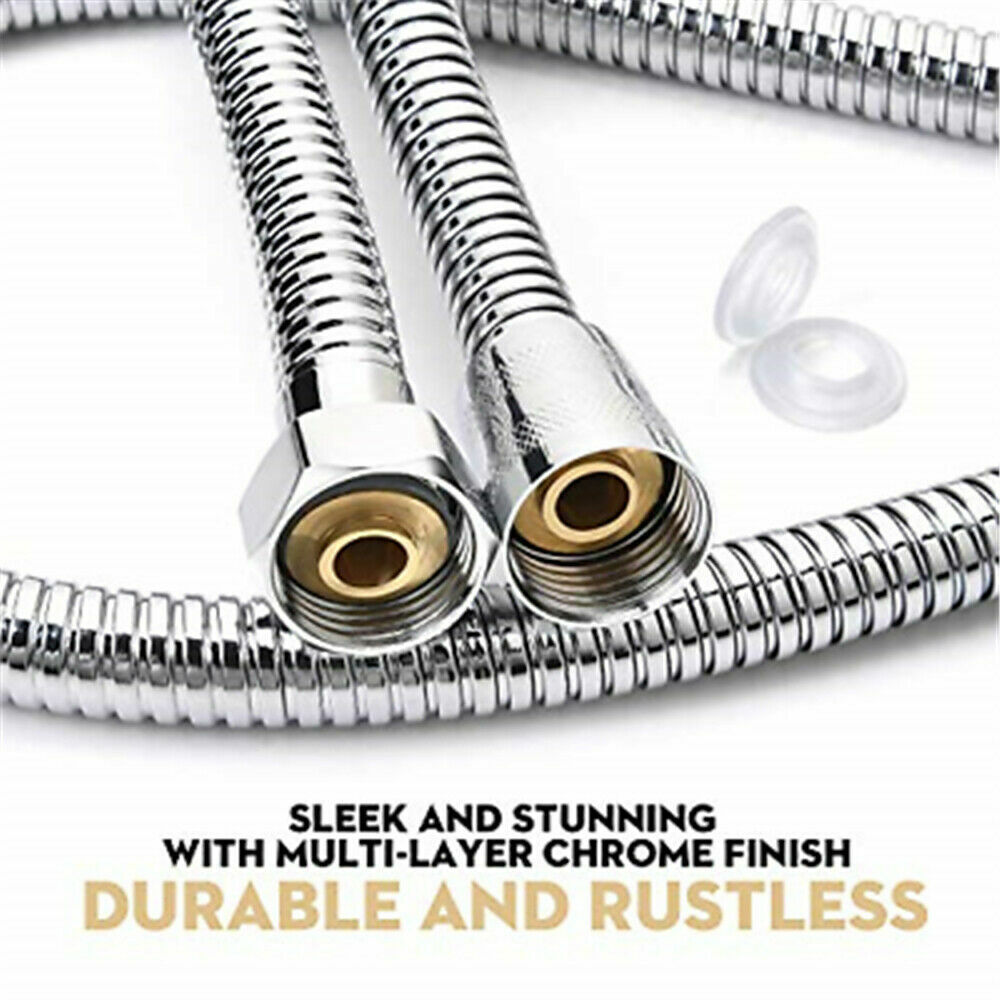 3m Shower Head Hose Stainless Steel Bathroom Flexible Tube Replacement Pipe AU - Image 6
