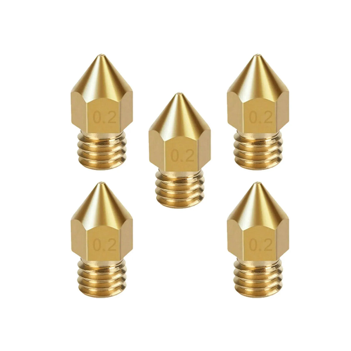 3D Printer 0.4mm Nozzle Throat & 0.4mm Extruder Brass Nozzle Printer Head Set - Image 4
