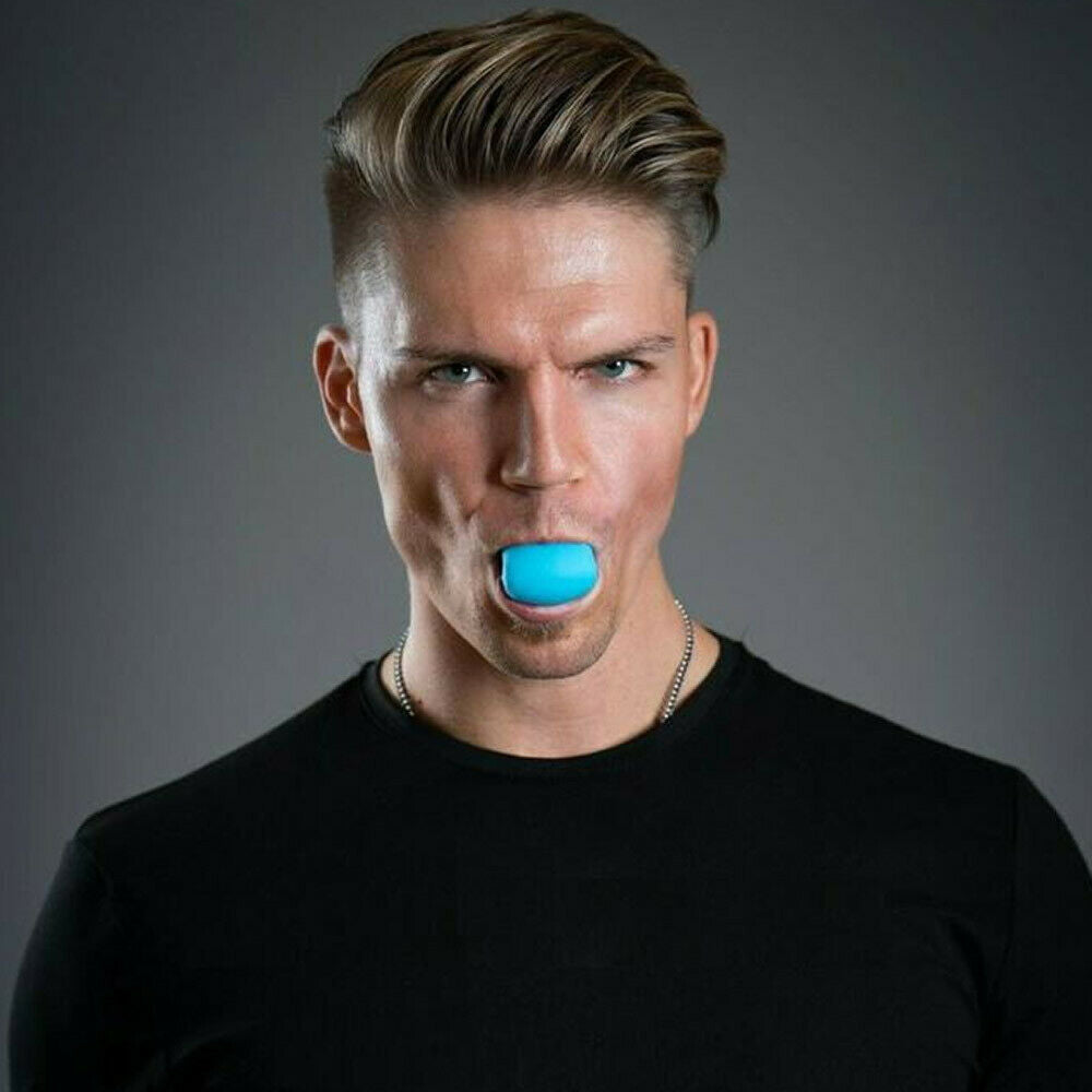 Facial exerciser exercise ballneck toner3-stage mandibular exerciser jaw trainer Blue - Image 2
