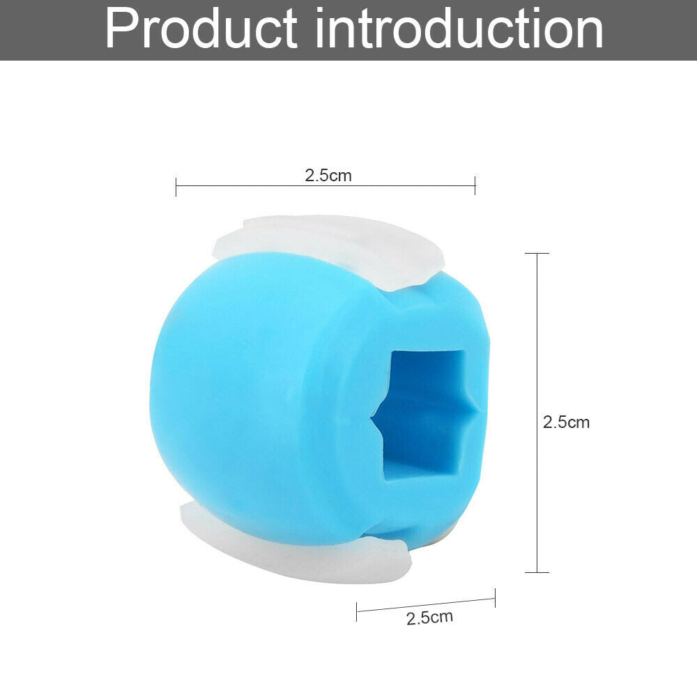Facial exerciser exercise ballneck toner3-stage mandibular exerciser jaw trainer Blue - Image 7