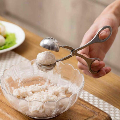 L Meatball Maker Spoon Kitchen Stick Utensil Baller Meat Stainless Steel AU  - Image 2
