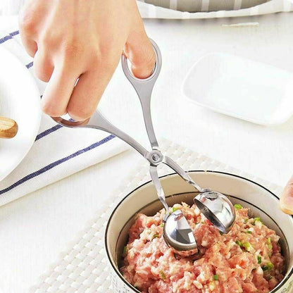 L Meatball Maker Spoon Kitchen Stick Utensil Baller Meat Stainless Steel AU  - Image 3