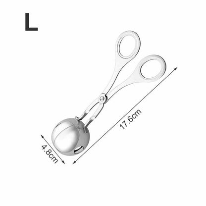 L Meatball Maker Spoon Kitchen Stick Utensil Baller Meat Stainless Steel AU  - Image 4