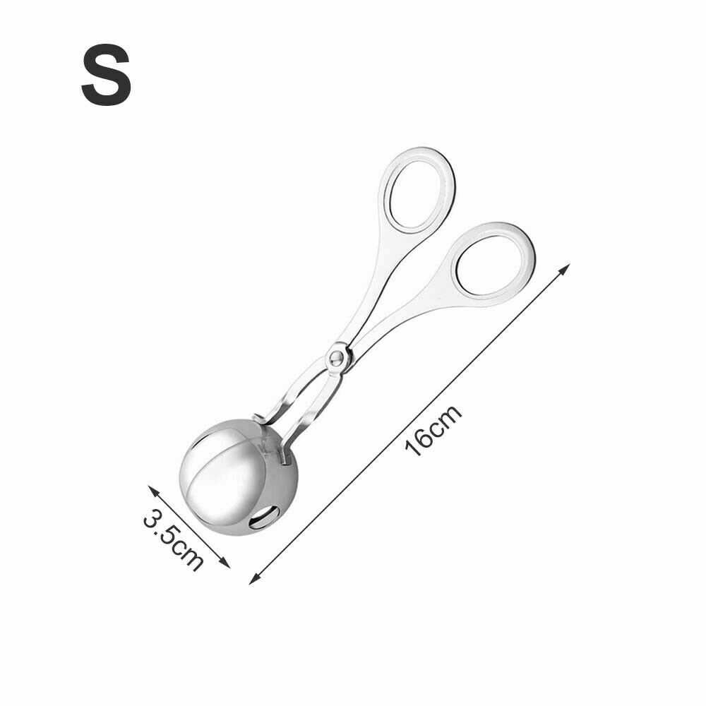 S Meatball Maker Spoon Kitchen Stick Utensil Baller Meat Stainless Steel AU  - Image 4