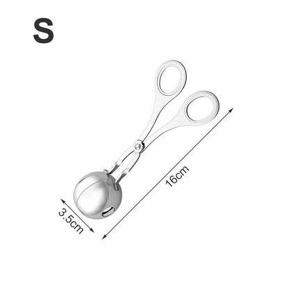 S Meatball Maker Spoon Kitchen Stick Utensil Baller Meat Stainless Steel AU  - Image 4