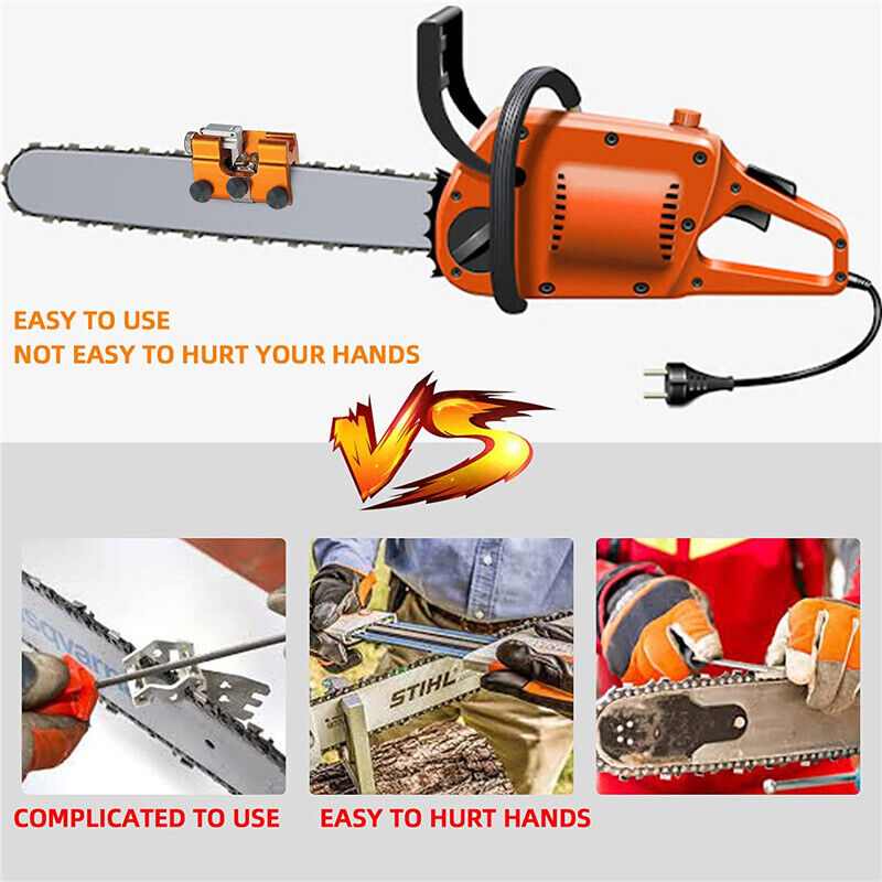 Easy Portable Chainsaw Sharpener Jigs Sharpening Tool Chain Saws Electric Saws - Image 2