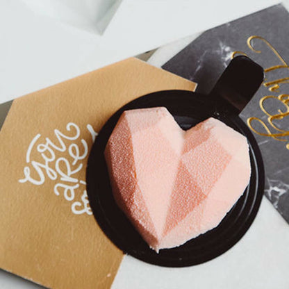 2PCS DIY 3D Fondant Mold Silicone Heart Shape Candy Cake Chocolate Mould Sugar Craft - Image 7