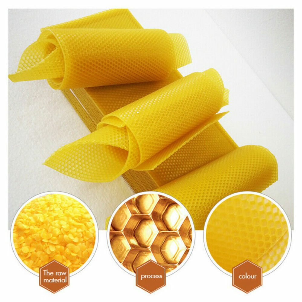 30Pcs Bee Hive Wax Honeycomb Bee Hives Beekeeping Equipment Frames Foundation - Image 7