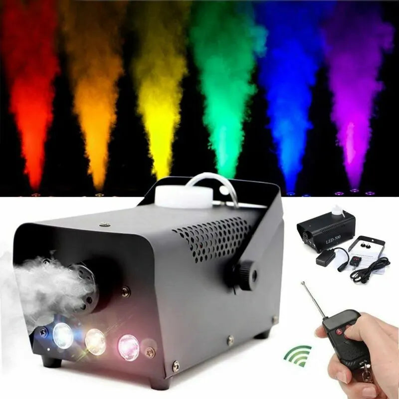 Fog Smoke Machine Fogger 500W RGB LED Party Club Disco Effect Wireless Control - Image 4