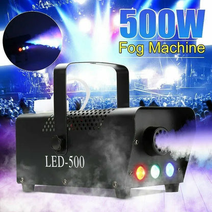 Fog Smoke Machine Fogger 500W RGB LED Party Club Disco Effect Wireless Control - Image 7