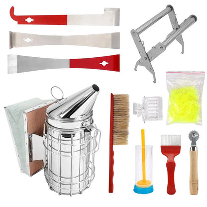 110 Beekeeping Equipment Tool Bee Smoker Brush Fork Hive Tool Bee Catcher Marker - Image 8