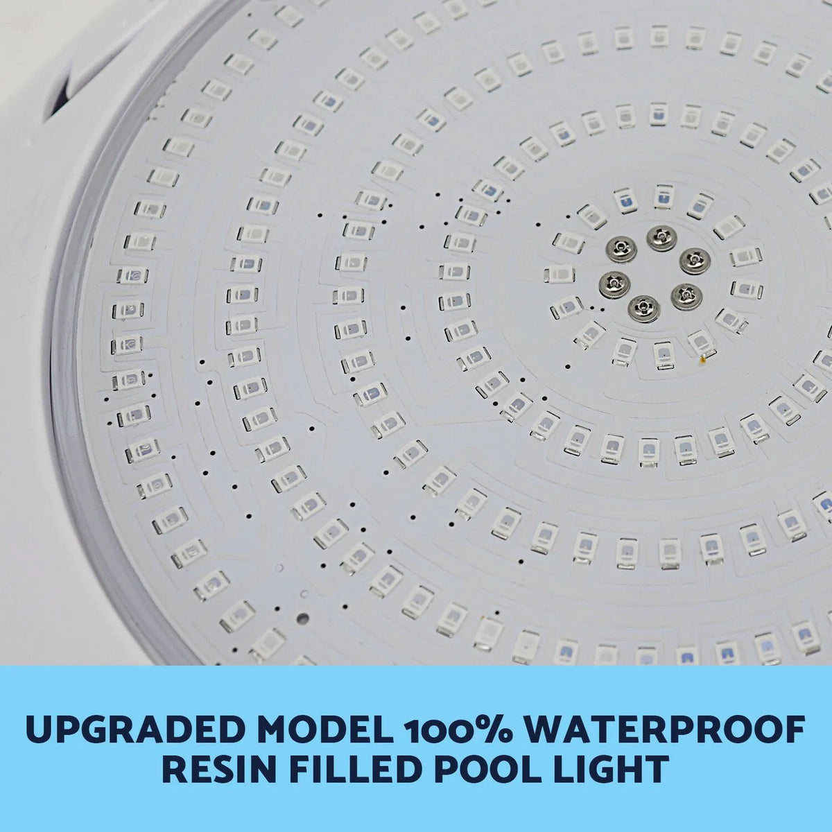 Resin Filled Swimming Pool LED Light 12V 55W RGB Remote Control Memory Function - Image 3