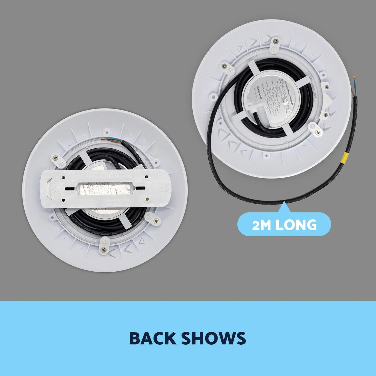 Resin Filled Swimming Pool LED Light 12V 55W RGB Remote Control Memory Function - Image 5