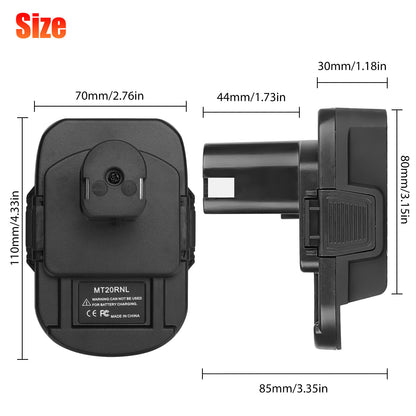 Battery Adapter MT20RNL for Makita Li-ion Batteries Convert to Ryobi 18V Tools - Image 3