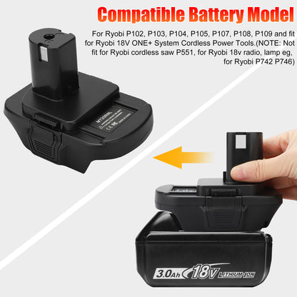 Battery Adapter MT20RNL for Makita Li-ion Batteries Convert to Ryobi 18V Tools - Image 6