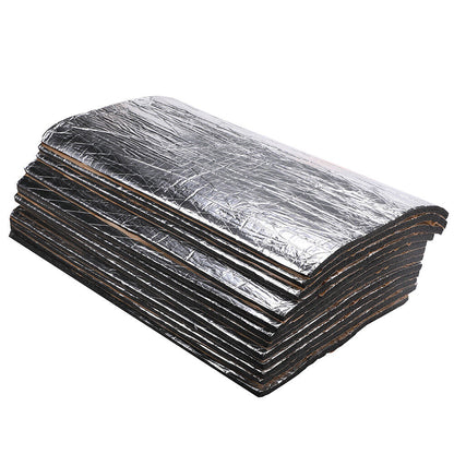 12PCS Car Engine Bay Bonnet Sound Deadener Noise Insulation Foam Proofing Heat - Image 4