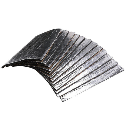 12PCS Car Engine Bay Bonnet Sound Deadener Noise Insulation Foam Proofing Heat - Image 6