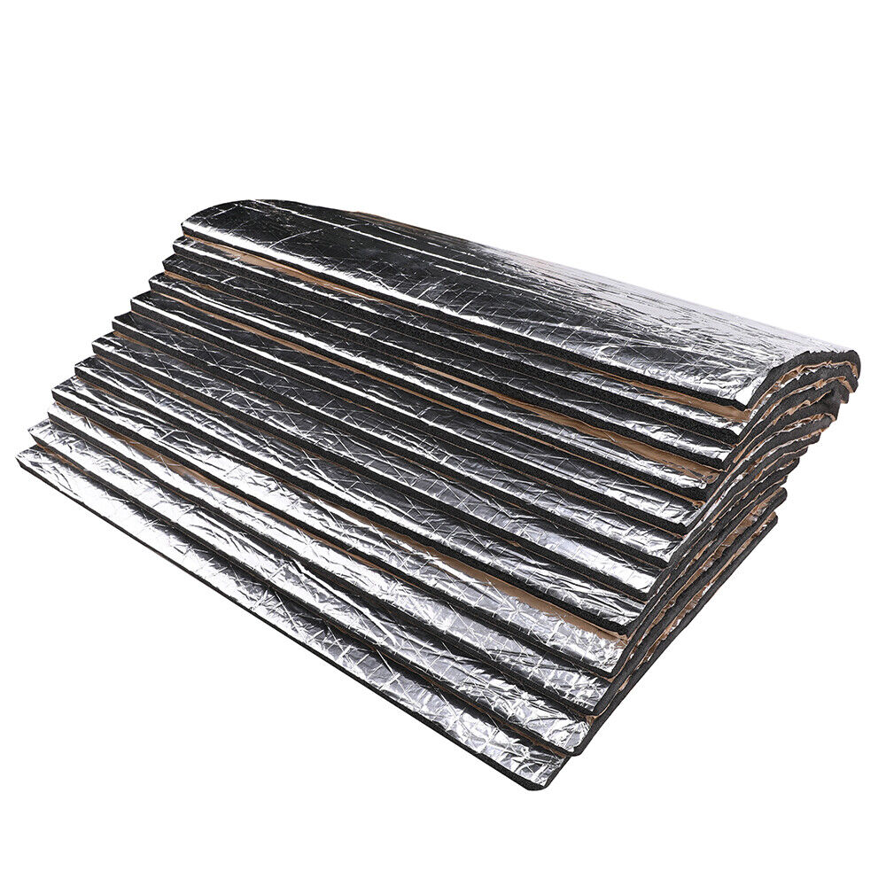 12PCS Car Engine Bay Bonnet Sound Deadener Noise Insulation Foam Proofing Heat - Image 9
