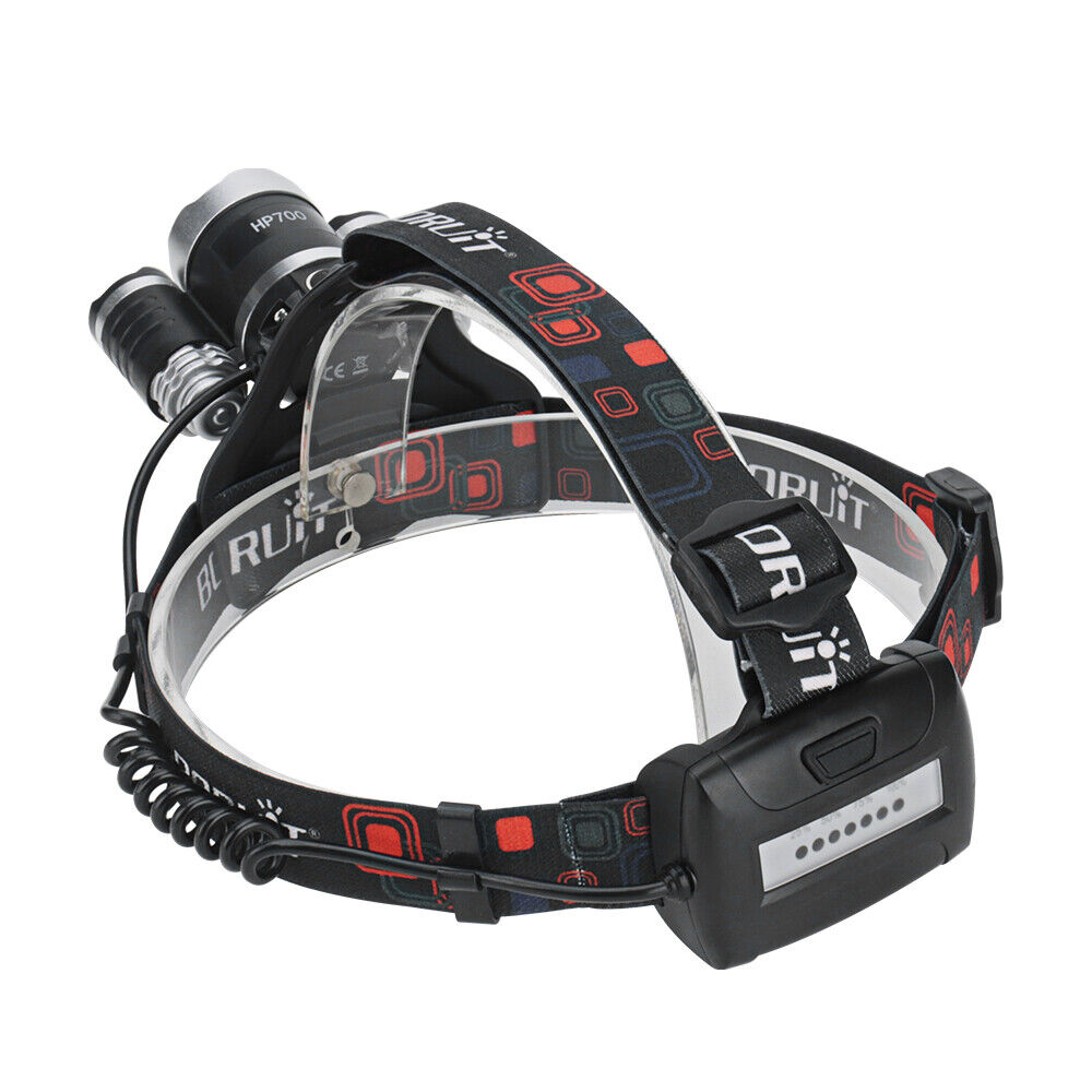 HP700 LED Headlamp Head Torch Lamp Rechargeable Light Headlight  Camping - Image 2