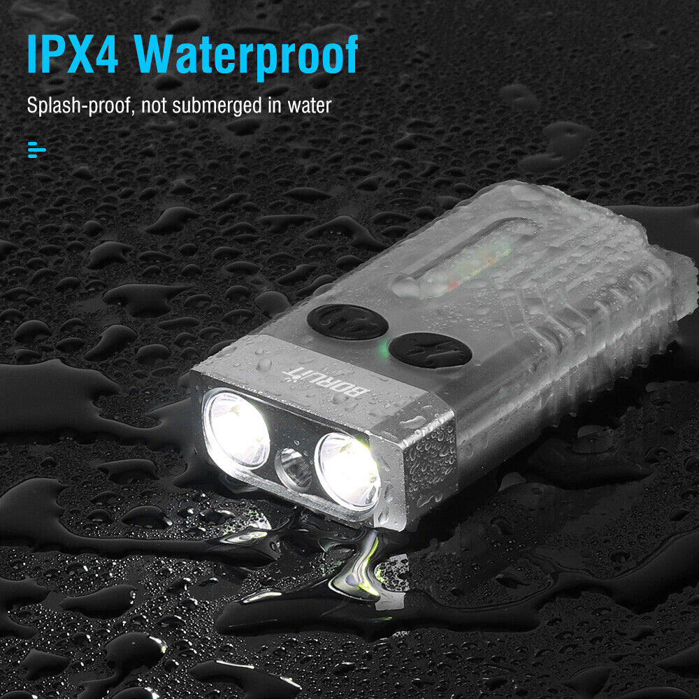 V10 LED Keychain EDC Flashlight USB Rechargeable Magnetic Torch Work Lamp - Image 5