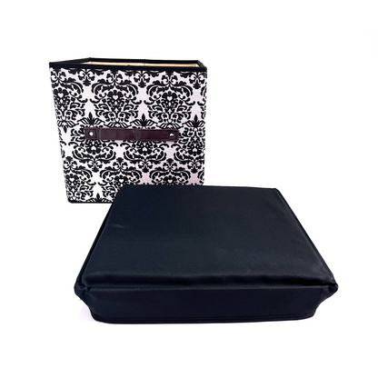 Folding Ottoman Storage Stool Cube Footstool Stool Blanket Box With Cover AU - Image 3