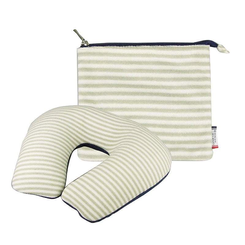 Inflatable U Shaped Travel Neck Pillow Portable Car Flight Head Rest Cushion - Image 3