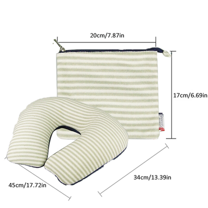 Inflatable U Shaped Travel Neck Pillow Portable Car Flight Head Rest Cushion - Image 4