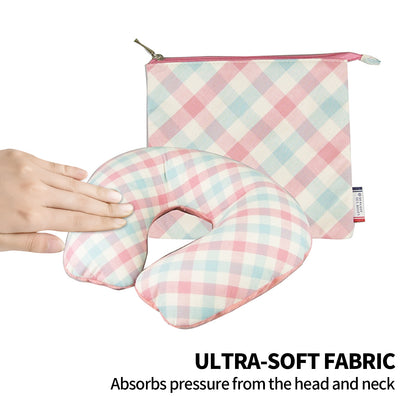 Inflatable U Shaped Travel Neck Pillow Portable Car Flight Head Rest Cushion - Image 3