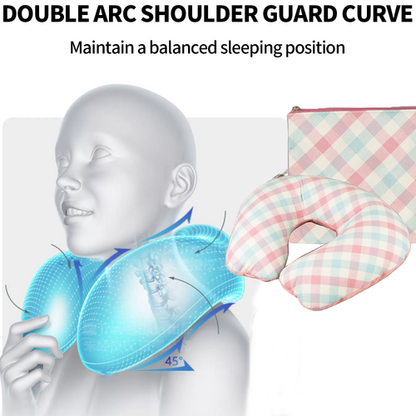 Inflatable U Shaped Travel Neck Pillow Portable Car Flight Head Rest Cushion - Image 6